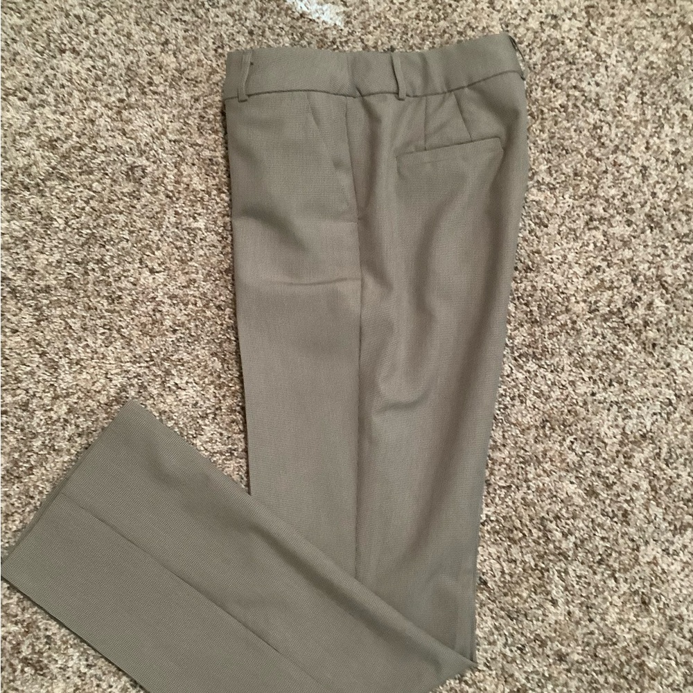 Nine West Woman’s  Classic Brown Houndstooth Dress Pants